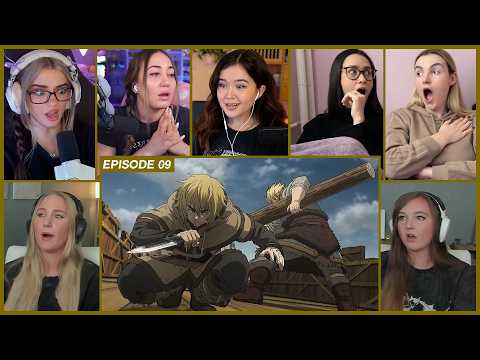 [GIRLS REACT] Thorfinn vs Thorkell | Vinland Saga Ep 9 Girl Reaction Mashup