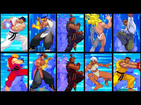 Street Fighter III 2nd Impact: Giant Attack - All Super Moves
