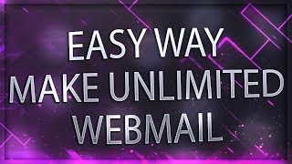 How TO Make Free Unlimited Webmail