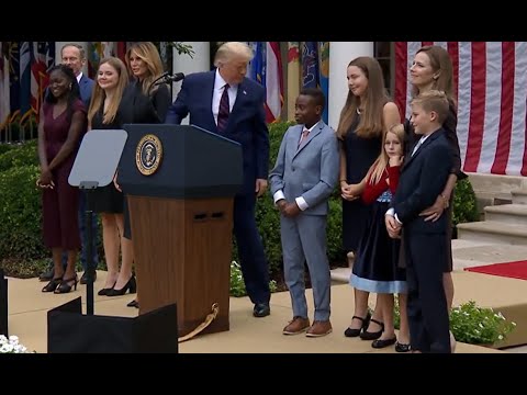 Trump & Supreme Court Nominee Judge Amy Coney Barrett Speak