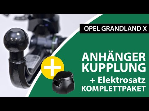 Anhängerkupplung abnehmbar OPEL GRANDLAND X  | Oris Komplettsatz + Montage von Rameder