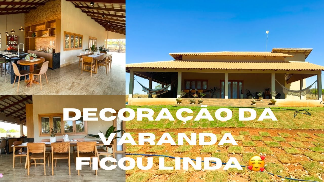 DECORAÇÃO DA VARANDA 🥰/ PLANTAS NOVAS NO JARDIM 🪴