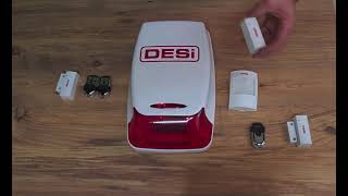 Tuzla Desi Midline WS Kumandalı Özellikleri Desi Alarm Hırsız Alarm Si