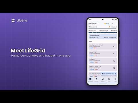LifeGrid: Daily Life Planner video thumbnail