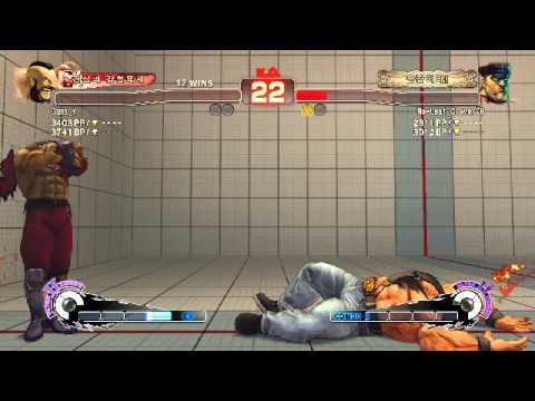 Gama_Y(Zangief) vs No-Leaf_Clover76(M.Bison) - USF4 Endless Match