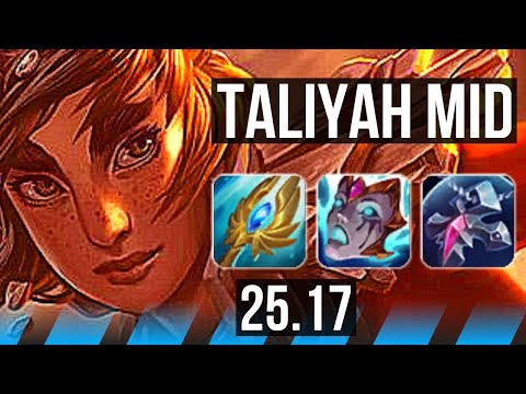 TALIYAH vs XERATH (MID) | 16/4/11, Godlike, 41k DMG | EUW Master | 25.17