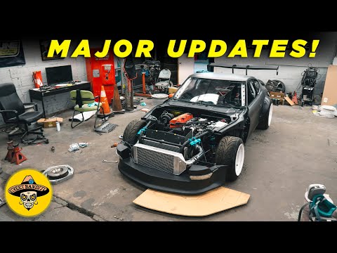 Carbon Fiber 240Z Datsun Build Updates with Aerodynamic Tips and Tricks | (EP #54)
