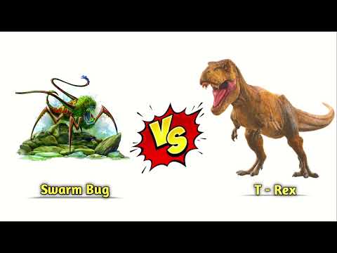 Animal Revolt Battle Simulator :Parasaurolophus,Velociraptor,T-Rex,Swarm Bug
