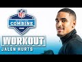 Jalen Hurts FULL 2020 NFL Scouting Combine Workout