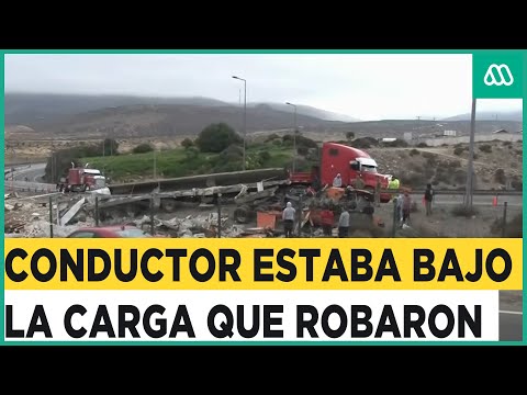 Indignante saqueo a camión accidentado: Cuerpo de camionero estaba en el mismo lugar