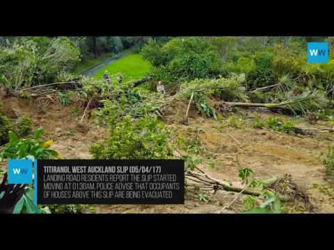 Titirangi, West Auckland Slip (05/04/17)
