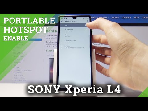 How to Activate Portable Hotspot in SONY Xperia L4 – Share Internet