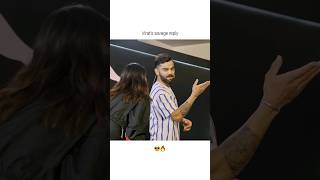 Virat savage reply to anushka 😎🔥 #shorts #rabeeme