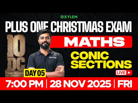 Plus One Maths | Conic Sections | Xylem Plus One