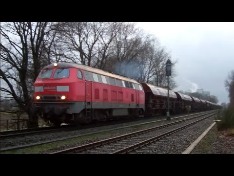 Br. 225 mit Sonderleistung vor Getreidezug vom Getreidesilo DEUKA in Höltinghausen nach Oldenburg