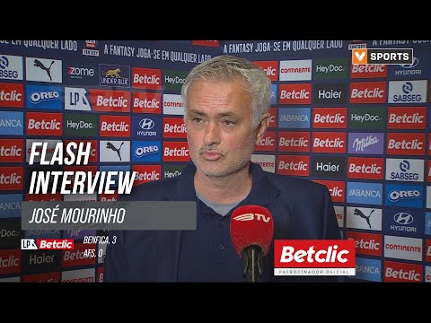 I Liga (#23) | Benfica 3-0  AFS: Flash Interview José Mourinho