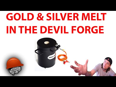 Gold And Silver Melt In Devil Forge