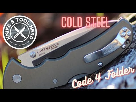 Cold Steel Code 4 Folder S35VN
