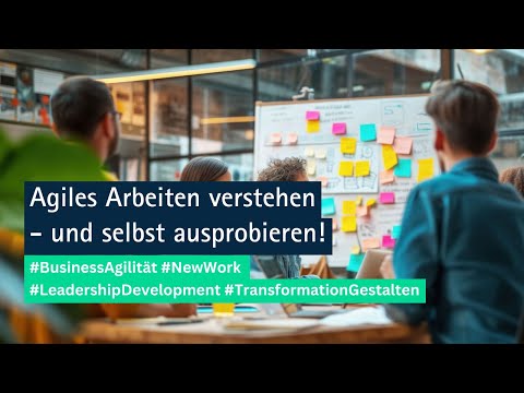 Agiles Arbeiten verstehen - und selbst ausprobieren! - Aufzeichnung des Webinars