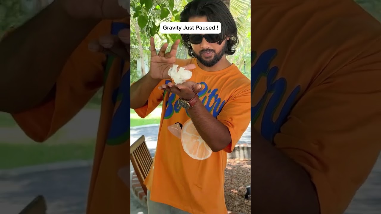 Even gravity paused for a second  👽#illusionisttyson