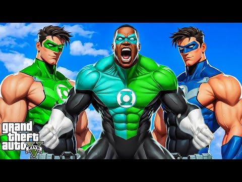 FRANKLIN Upgrading TO THE STRONGEST GREEN LANTERN in GTA 5 Hindi | GTA5 AVENGERS GTA 5 mods