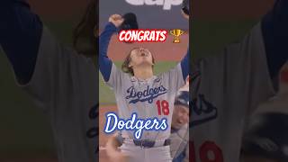 ドジャース2025 World Series 優勝おめでとう🏆山本由伸選手大活躍でした🤩 #dodgers #ドジャース #ドジャーズ