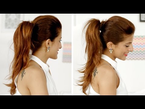 Ponytail Trick: How To Add Volume To Your Ponytail |...