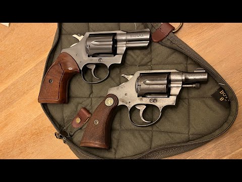 1931 1st Issue Colt Detective Special vs 1975 3rd Issue Colt Detective Special comparison