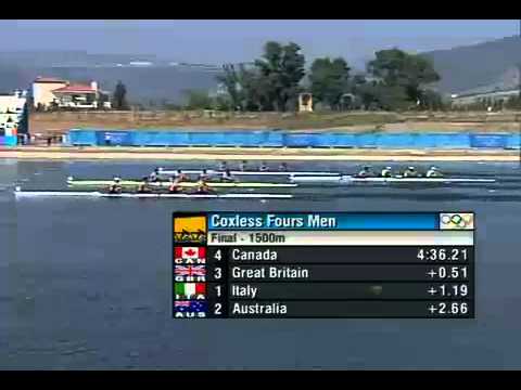 M4- Mens Coxless Four Athens Olympics 2004