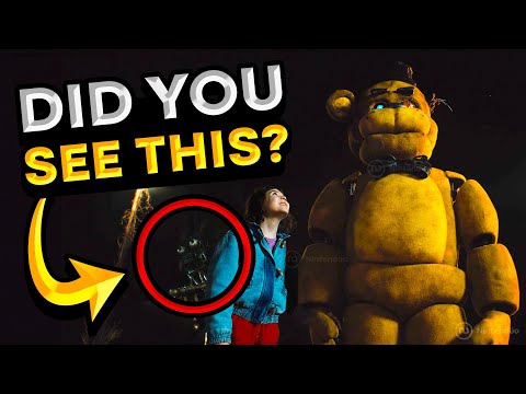 15 HIDDEN DETAILS in FIVE NIGHTS AT FREDDY'S Movie of VIDEO GAMES 🧸 Easter Eggs & References [2023]