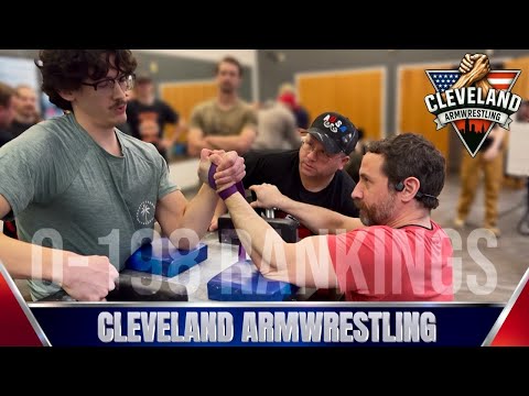 Cleveland Armwrestling Rankings Match (0-198 lbs) | Brandon Best vs Josh Sherman