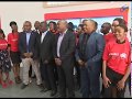 The Official Opening Of The New Swazi Mobile Experience Centre In Mbabane