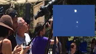 Absolutely Phenomenal LARGE UFO Sighting: Bright UFO EJECTS 2 UFOs OVER CA(!!)