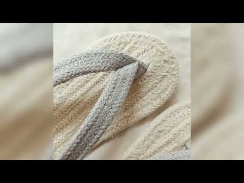 Custom made natural cotton handmade Slippers ideal for resorts and hotels for promotions