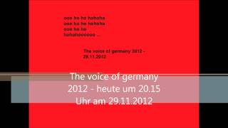 the voice of germany 2012 7.12.2012 Brigitte Lorenz Michael Heinemann Freaky T Michael Lane