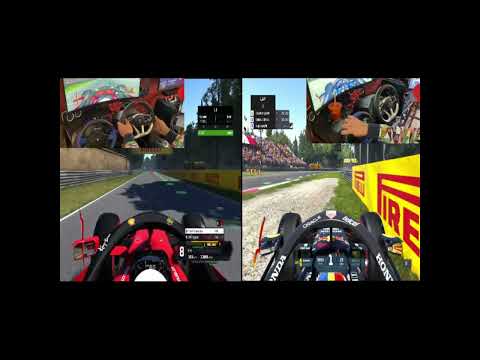 F1 2020 xsx vs F1 2021 Ps5 120fps - thrustmasters vs HORI wheel