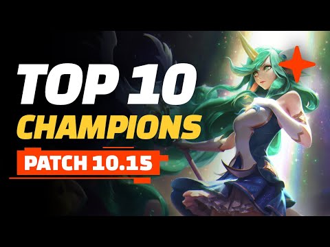 Top 10 Champions - Teamfight Tactics Patch 10.15