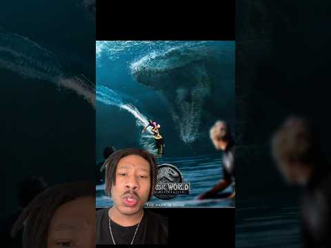 What is the Mosasaurus afraid of? #jurasicpark #jurassicworld #dinosaur