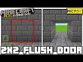 Minecraft Bedrock -  2x2 FLUSH PISTON DOOR ( Jeb Door )[ Tutorial ] PS4 / MCPE / Xbox / Switch