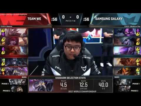 WE vs SSG HighLight Bán Kết CKTG 2017 Game 1 | Full All highLight