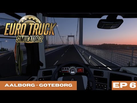 ETS2 Career: Aalborg - Goteborg, Renault Magnum, Without SatNav, Ep6