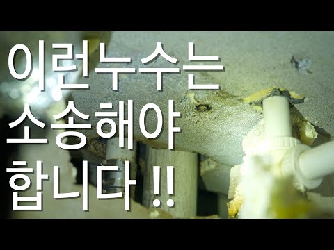 공용배관 누수 대응 유튜브 영상 대표 이미지