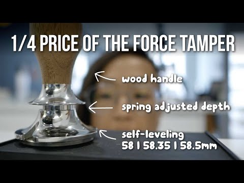 The 55$ self-leveling FORCE TAMPER alternative no one knows about: espresso machine spring tamper