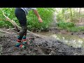 Both My Long Hunter Boots Get Stuck In The Bog