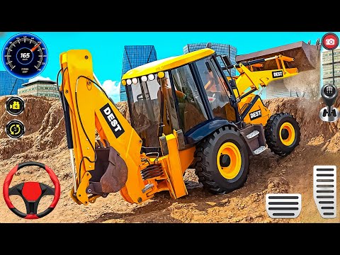 Real City Construction Simulator 3D - City Road Builder Excavator Trucks 2025 - Android Gameplay