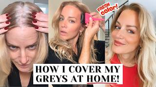How I Dye My Hair At Home (And Cover Grays)!