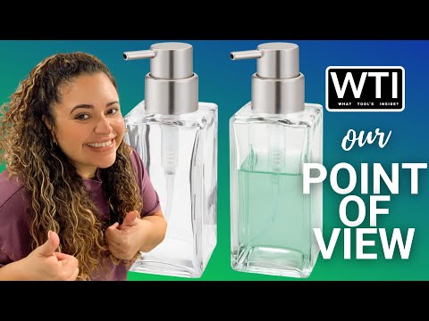 mDesign Square Glass Soap Dispensers - WTI product video review