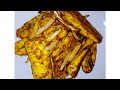 Oven baked plantains
