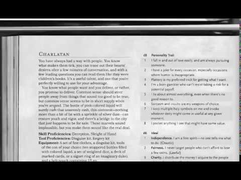 Creating Risk   a D&D Character   pt 2   Charlatan Background