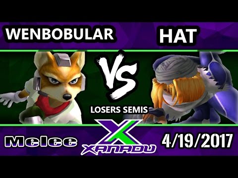 S@X 198 - Wenbobular (Fox) Vs. Hat (Marth, Sheik) - SSBM Losers Semis - Smash Melee